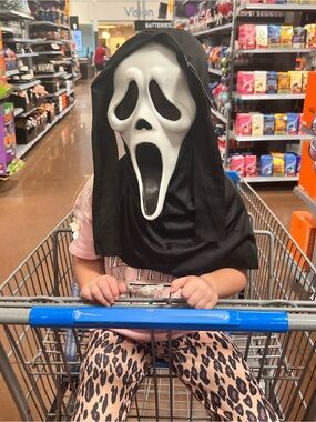 Classic Black Ghostface Mask